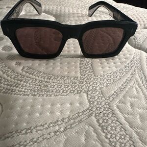 Jacques marie mage KAINE Black Square Frame Women Sunglasses 52/500 glasses only